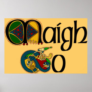 Mayo (Gaelic) Poster Print