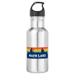 Mayo Lake North Carolina Canoe 532 Ml Water Bottle