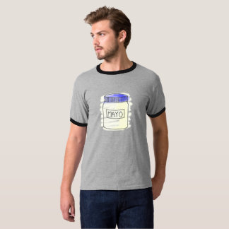 Mayonnaise Jar Pen and Chalk Drawing T-Shirt