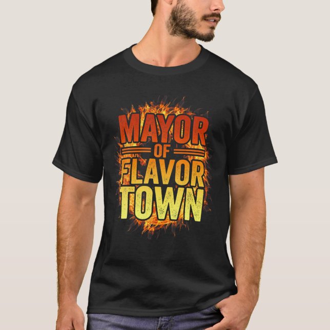 Mayor Of Flavortown T-Shirt (Front)
