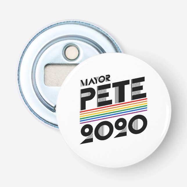 Mayor Pete Pride 2020 Bottle Opener (Front)