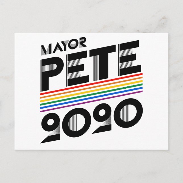 Mayor Pete Pride 2020 Postcard (Front)