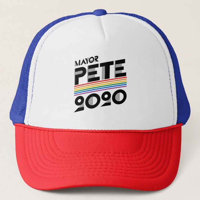 Mayor Pete Pride 2020 Trucker Hat (Front)