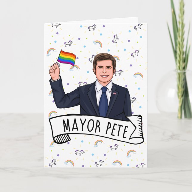 Mayor Pete Pride Card (Front)