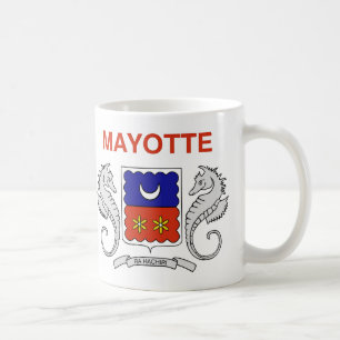 Mayotte Flag Ceramic Coffee Mug