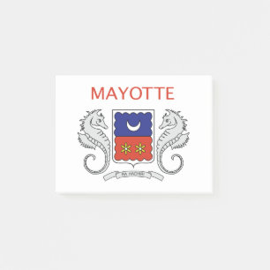 Mayotte Flag Post-it Notes