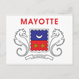 Mayotte Flag Postcard