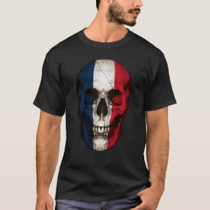 Mayotte Flag Skull Maorais Roots Proud Patriotic T-Shirt