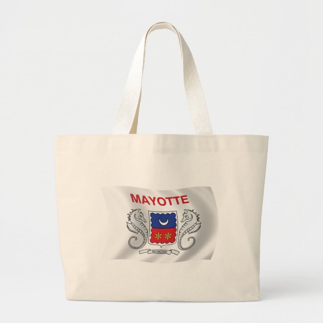 Mayotte Flag Tote Bag (Front)