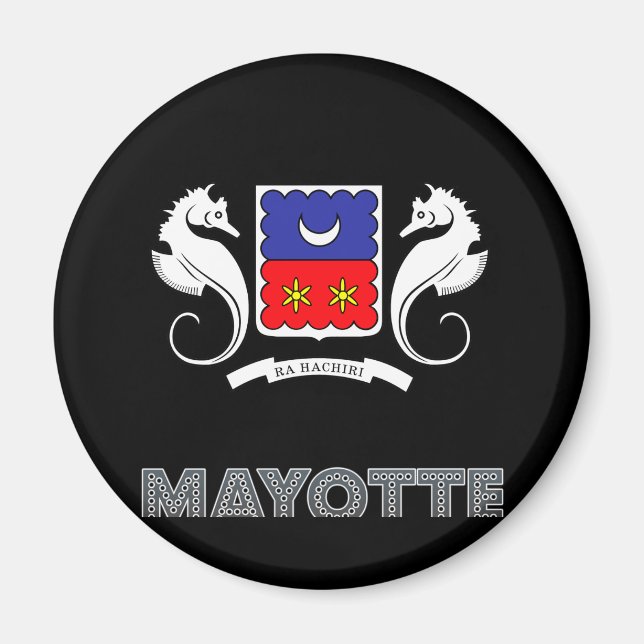 Mayottian Emblem Magnet (Front)