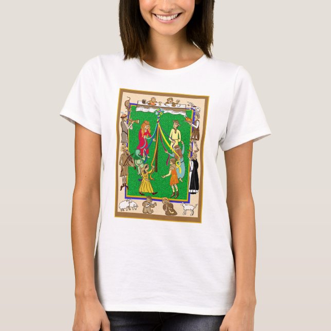 Maypole, Mediaeval Fayre T-Shirt (Front)