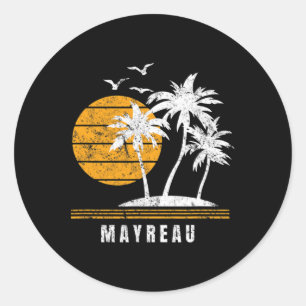 Mayreau Island Windward Islands Caribbean Vacation Classic Round Sticker