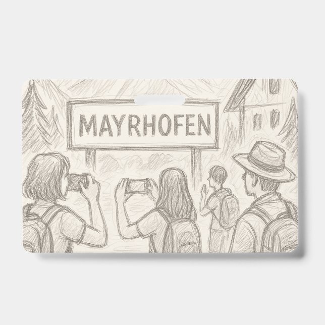 Mayrhofen ID Badge (Front)