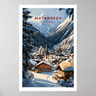 Mayrhofen Ski Wall Art Print 1