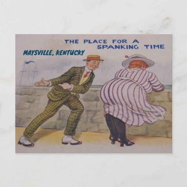 MAYSVILLE, KENTUCKY VINTAGE FUNNY POSTCARDS (Front)