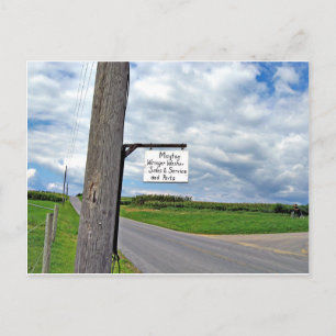 Maytag Wringer Washer Sales & Service Postcard