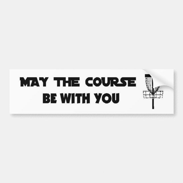 MAYTHECOURSEbumper Bumper Sticker (Front)