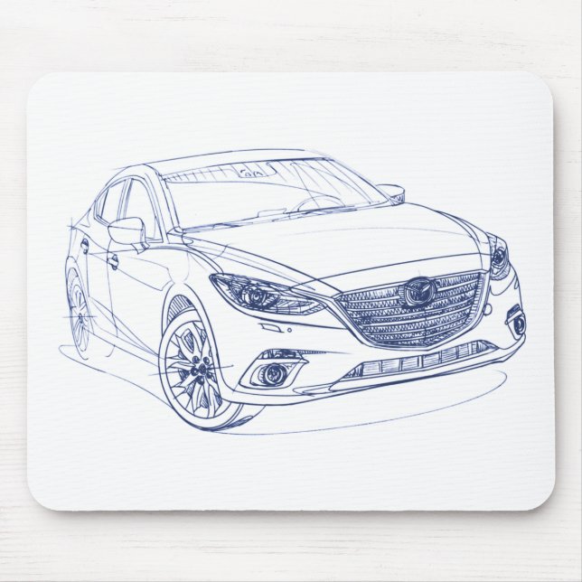 Maz 3 Sedan 2014 Mouse Mat (Front)