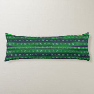MAZ Floral Striped Ribbed Knitting Pattern 027 Body Cushion