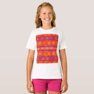 MAZ Floral Striped Ribbed Knitting Pattern 245 T-Shirt