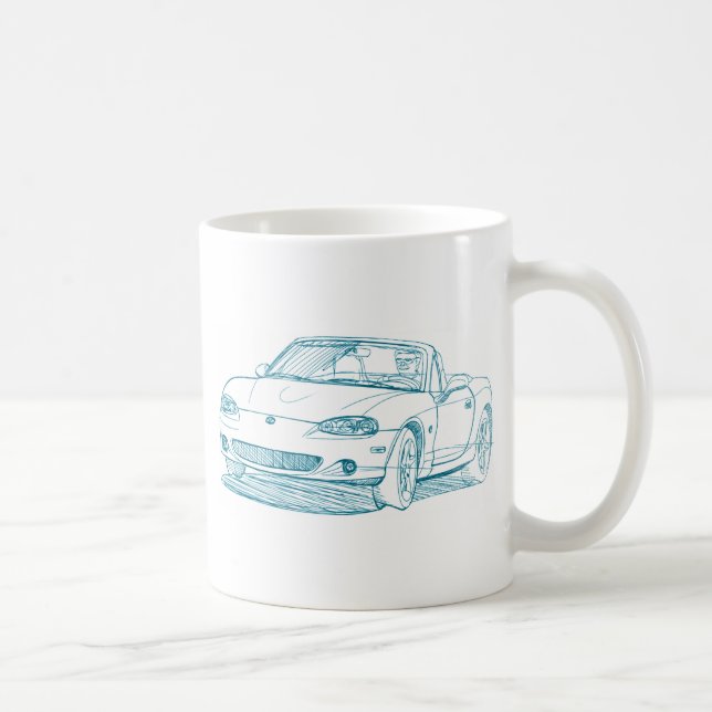 Maz Miata MX5 2nd gen Coffee Mug (Right)