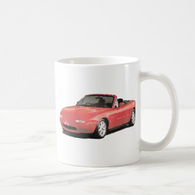 Maz Miata MX5 Eunos Gen1 cracked Coffee Mug (Right)