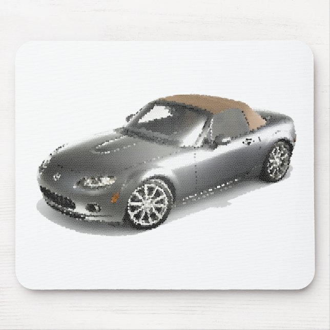 Maz Miata MX5 Eunos Gen3 cracked Mouse Mat (Front)