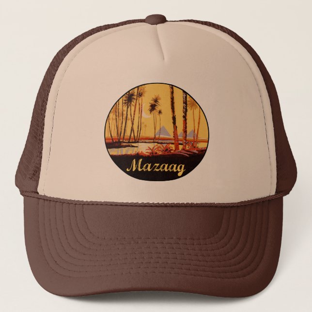 Mazaag Vintage Day Trucker Hat (Front)
