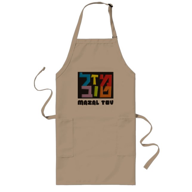Mazal Tov Long Apron (Front)