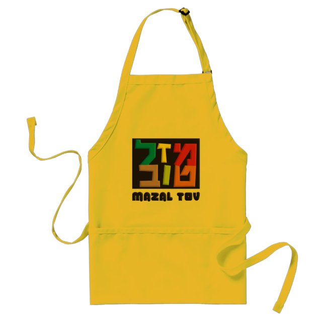 Mazal Tov Standard Apron (Front)
