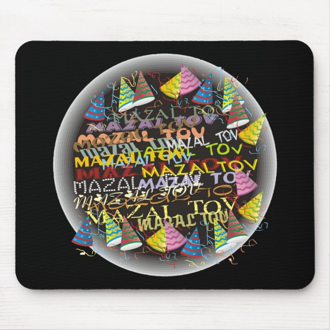 mazal tovs mouse mat (Front)