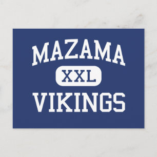 Mazama - Vikings - High - Klamath Falls Oregon Postcard