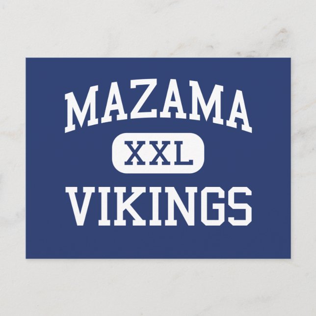 Mazama - Vikings - High - Klamath Falls Oregon Postcard (Front)