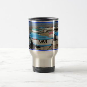 Mazatlan Fishing Boats Travel Mug