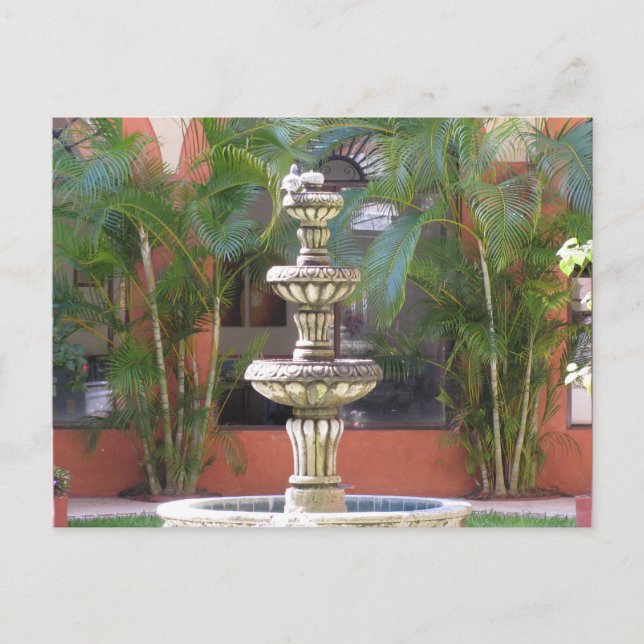 Mazatlan Fountain Postcard (Front)