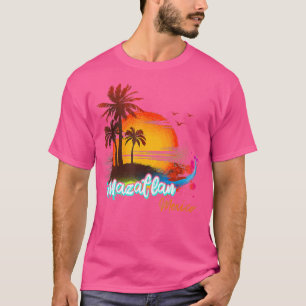 Mazatlan Mexico Beach Summer Vacation Palm Trees S T-Shirt