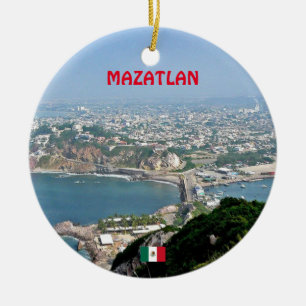 Mazatlan Mexico Custom Christmas Ornament