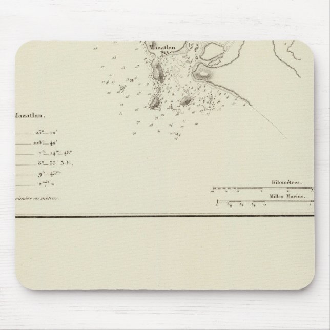 Mazatlan, Mexico Mouse Mat (Front)