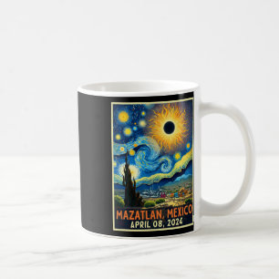 Mazatlan Mexico Total Solar Eclipse 2024 Starry Ni Coffee Mug