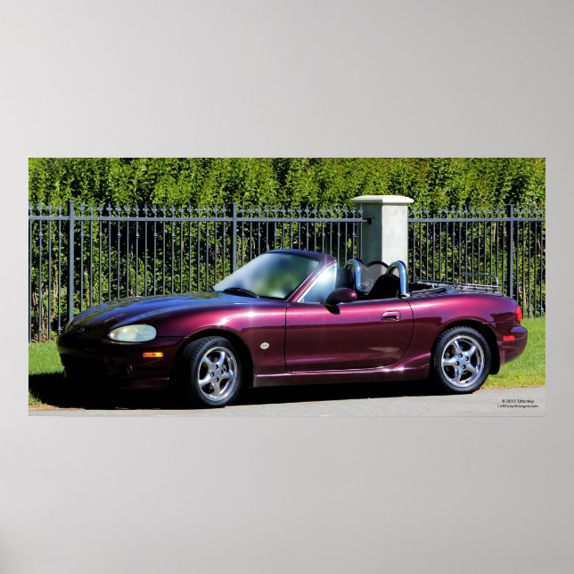 MAZDA MIATA (2000) SPECIAL EDITION POSTER (Front)