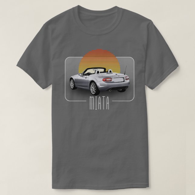 Mazda Miata Retro Classic  Lover Design T-Shirt (Design Front)