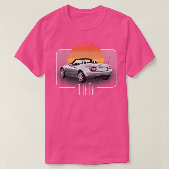 Mazda Miata Retro Classic  Lover Design T-Shirt (Design Front)