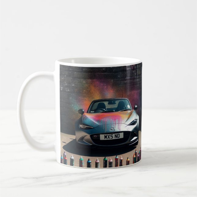 Mazda MX5 Miata Gen 4 Spray painted Mug (Left)