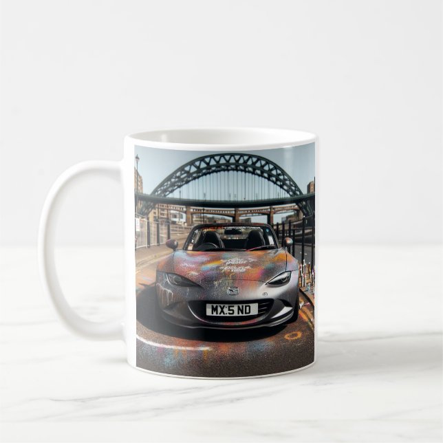 Mazda MX5 Miata ND Gen 4 spray painted Mug (Left)