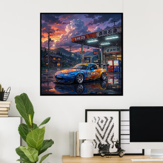 Mazda MX-5 Miata Touring Car Poster