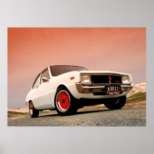 Mazda R100 Vintage Japanese performance Poster