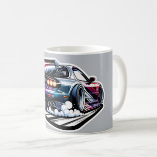 Mazda RX7 FD drifting Coffee Mug