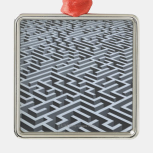 Maze Metal Tree Decoration