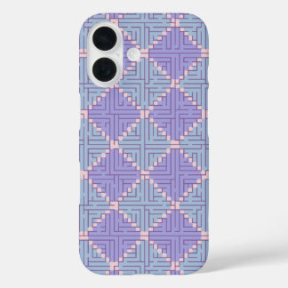 Maze Patchwork iPhone 16 Case
