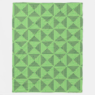 Maze Patchwork Fleece Blanket